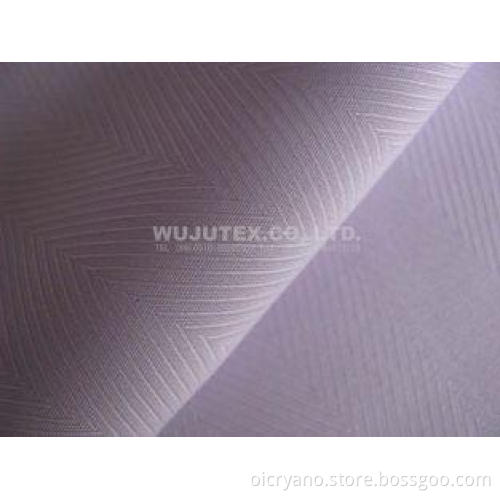 Light Purple 100% Cotton Yarn Dyed Fabric Herringbone for C